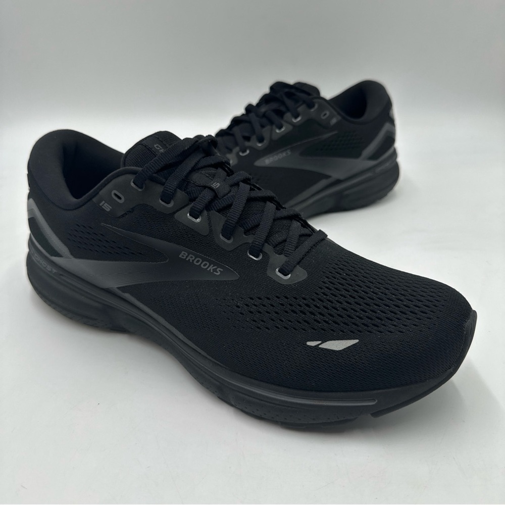 Brooks Ghost 15 Mens 12.5 EE Wide Black Running Shoes Worn Once Needs Insoles